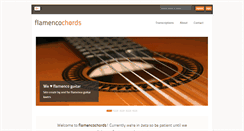 Desktop Screenshot of flamencochords.com